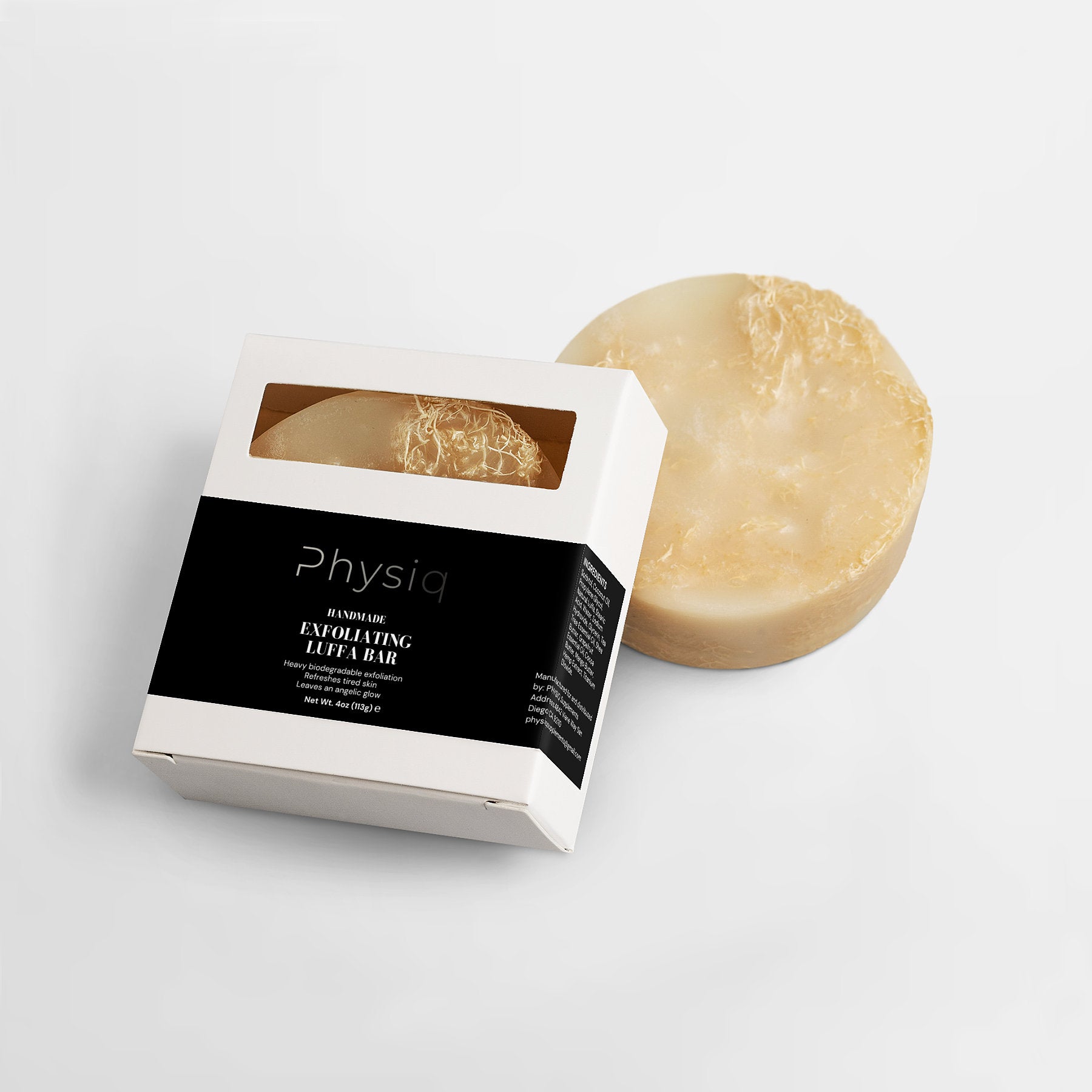 Handmade Exfoliating Hemp & Luffa Bar