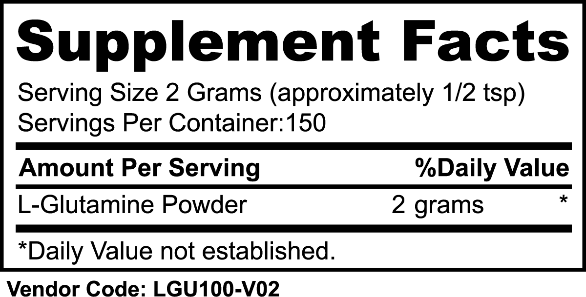 Ultra Boost L-Glutamine Powder